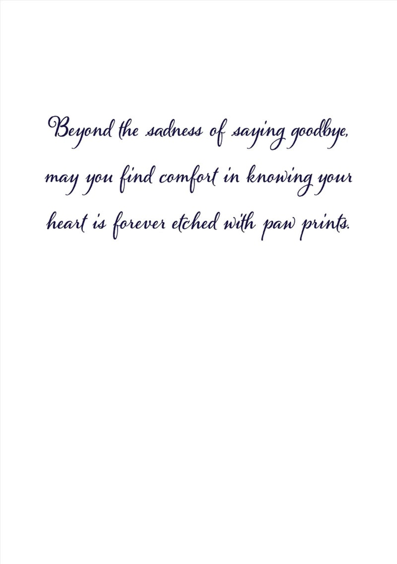Dog Speak Pet Sympathy Card "When Tomorrow Starts Without Me, I Am Forever In Your Heart" – Rainbow Bridge Pet Loss Condolence & Remembrance Card - Image 4