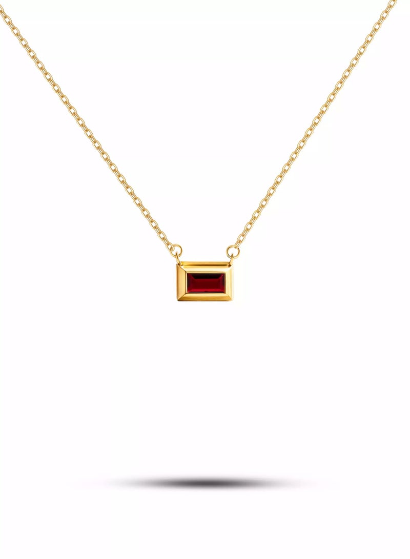 Ruby Art Gold 18K Pure Gold Women’s Necklace – Elegant & Premium Design-1.51  Gram - Image 1