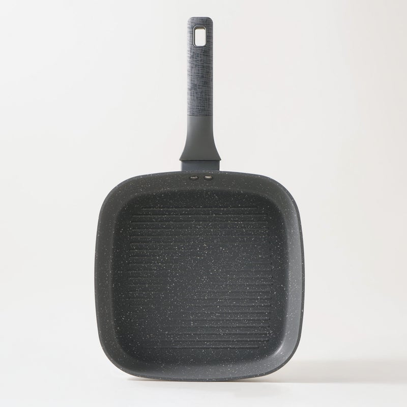 ألبرتو طقم أواني طهي ألامنيوم 11 قطعة، رمادي - Image 4