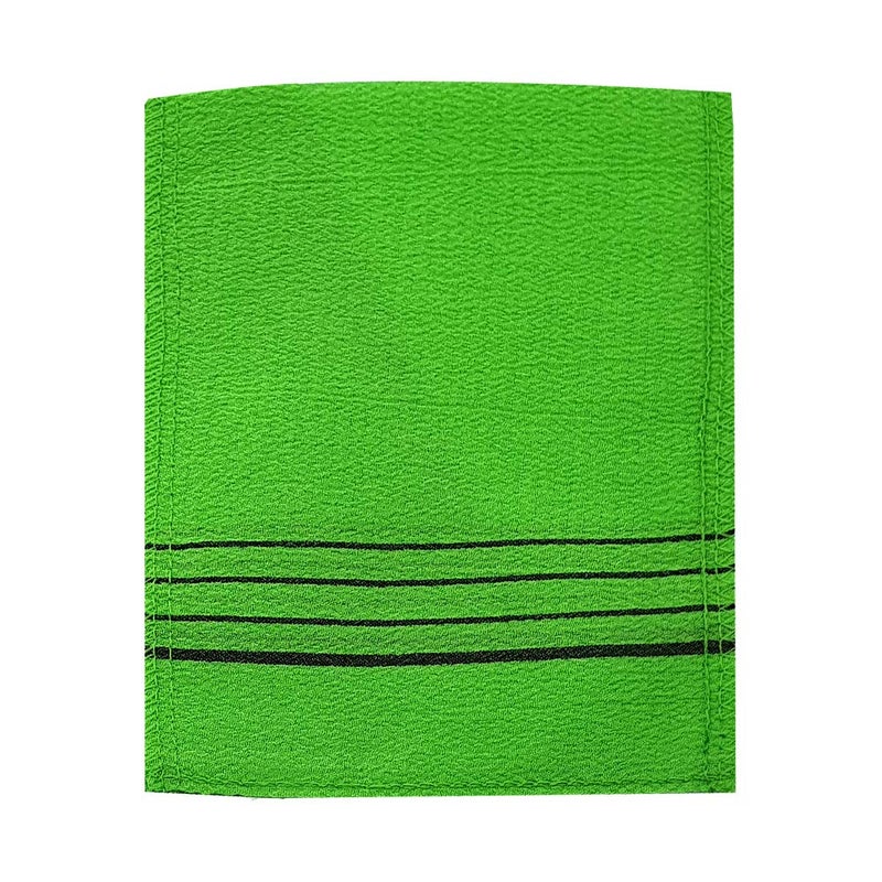 zeBrush Korean Italy Towel Genuine Korean Exfoliating Scrub Bath Mitten 20Pcs Green - Image 3