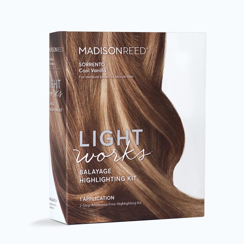 Madison Reed Light Works Balayage Highlighting Kit, Creates Natural-Looking Cool Vanilla Highlights (Sorrento - Blonde), Amonia Free, Cruelty Free, 2 Step Process That Lightens & Tones Hair - Image 1