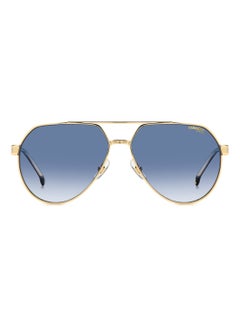 Carrera Men's UV Protection Pilot Shape Metal Sunglasses CARRERA 1067/S BLUE 53 - Lens Size: 53.4 Mm - Gold  - Image 3