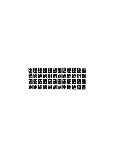 Keyboard Stickers (Arabic/English Letters) for Laptops – Easy Customization for Your Device