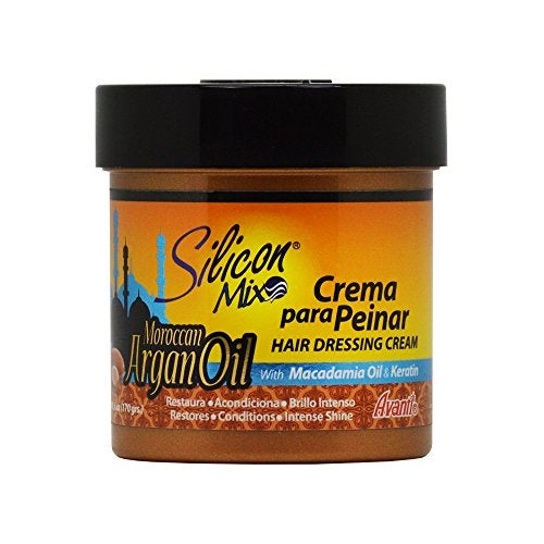 Silicon Mix Moroccan Argan Oil Hair Dressing Cream 6oz - Image 1
