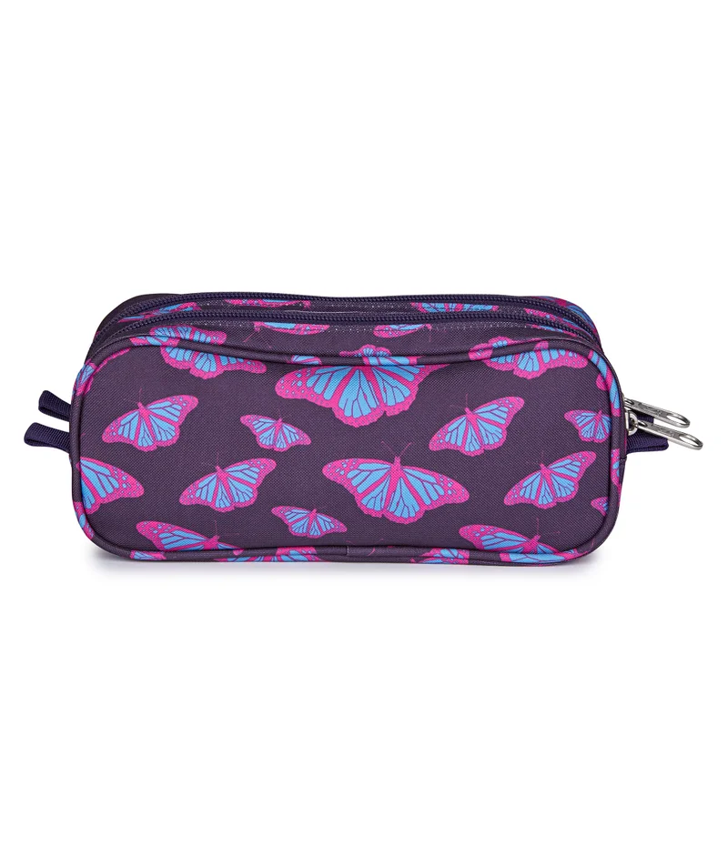 جان سبورت JanSport Large Accessory Pouch Flutter By Purple Pouch