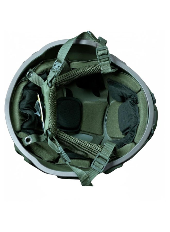 DUNISO Helmet，Outdoor Adjustable Padded Helmet, Fast Helmet, for Outdoor Sports，Green  - Image 2