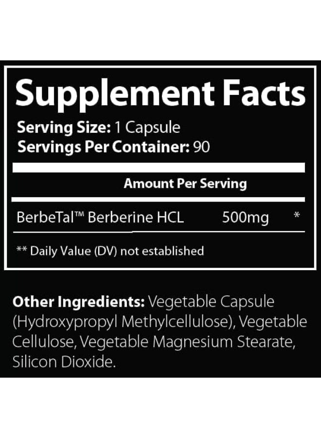 Advanced Biomedical Advanced Bionetix 1500mg Advanced Bioavailability Micronized Berberine Supplement All Natural w/BerbeTal™ Support. 90 Total Capsules - Image 3