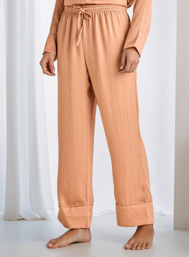 سبلاش فيڤ طقم بيجاما قميص بياقة وسروال بوليستر - Image 4