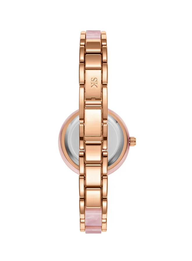 KENNETH SCOTT  Women's Alloy and Acetate Plastic Analog Watch K24501-RCPP - 26.5 mm for Women | Best Price UAE