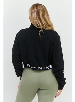 Nike Women Sportswear Fit Long Sleeves Running Sweatshirt, Black  - Image 3