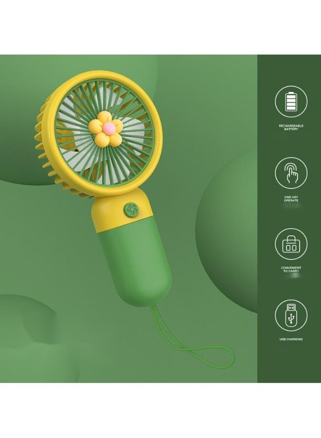 إسكدنيا مروحة صغيرة محمولة قابلة لإعادة الشحن عبر USB - Image 1