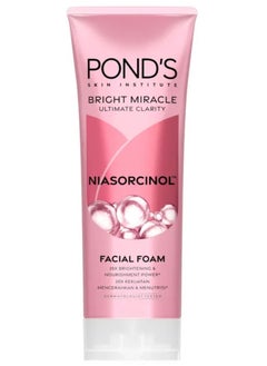 Pond's Bright Miracle Ultimate Clarity Niasorcinol Facial Foam with 20X Brightening & Nourishment Power 100g  - Image 1