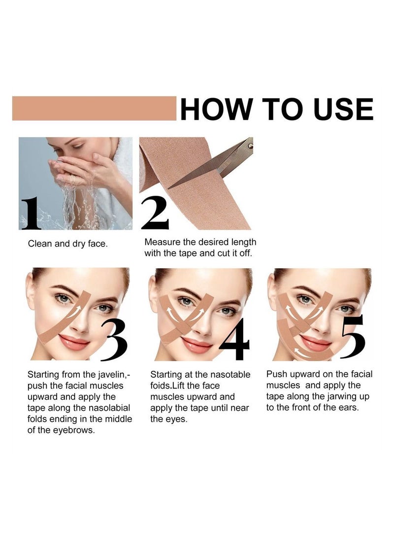 Y&D Instant Invisible Face Stickers Neck Eye Double Chin Lift V Shape Refill Tapes Thin Makeup Facelifting Patch Skin Care  - Image 4