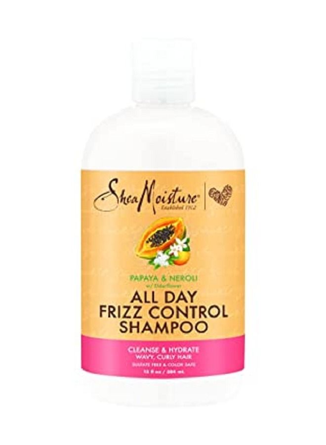 SHEA MOISTURE Papaya and Neroli All Day Frizz Control Shampoo 385 ml , White