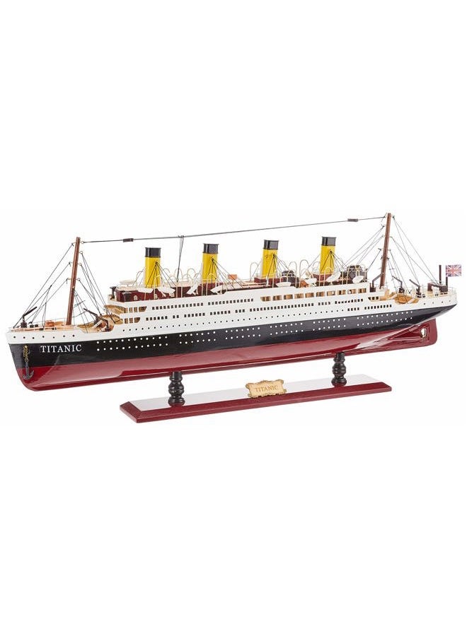 Design Toscano The RMS Titanic Collectible Museum Replica Model Boat, 31 Inch, Full Color  - Image 1