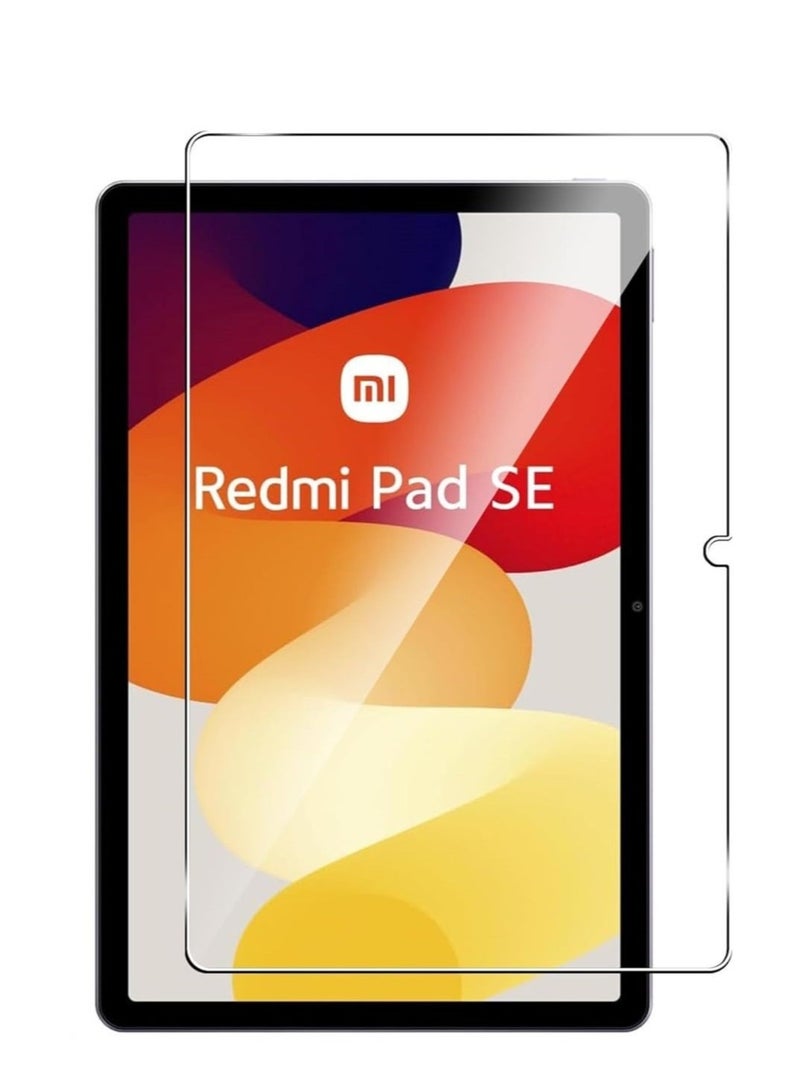 Tempered Glass Screen Protector for Xiaomi Redmi Pad SE 2023 11 Inch, Anti-Scratch 9H Crystal clear screen films for Redmi Pad SE 11[1-Pack] - Image 1