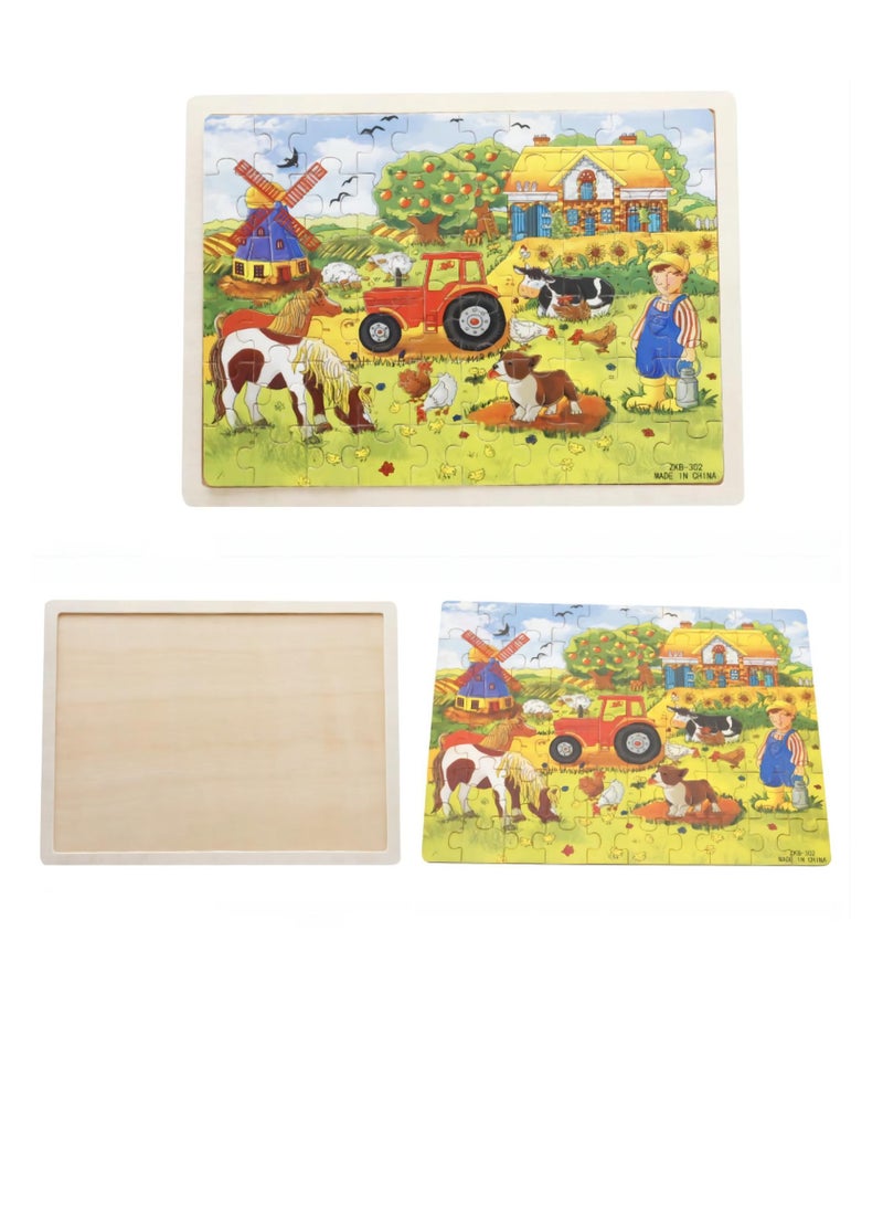 60-Piece Wooden Jigsaw Puzzle - Image 2