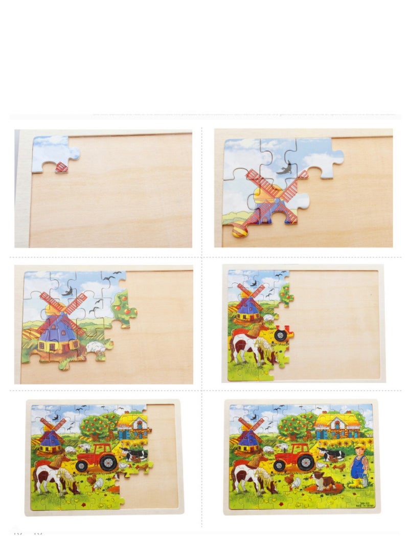 60-Piece Wooden Jigsaw Puzzle - Image 3
