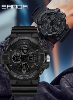 Sanda SANDA Brand Luxury Men Watch Digital Sports Watches For Man Waterproof Electronic Men's Wristwatch  - Image 1