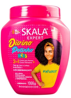 SKALA Skala Expert Divino Potinho 2 in 1 For Kids Hair Combing and Moisturizing Cream 1000g (Brazil)  - Image 5