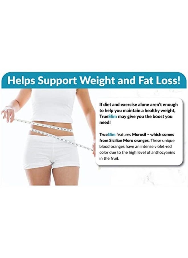 NatureCity - True-Slim 400mg Morosil Weight and Fat Loss Supplement Helps Reduce Fat Accumulation 30 Veggie Capsules - Image 1