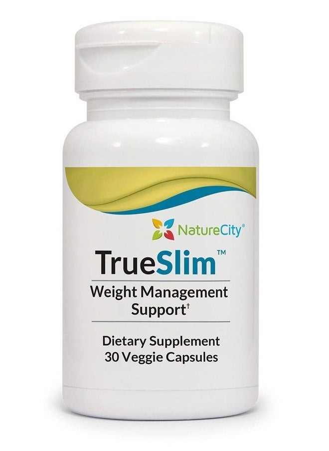 NatureCity - True-Slim 400mg Morosil Weight and Fat Loss Supplement Helps Reduce Fat Accumulation 30 Veggie Capsules - Image 1