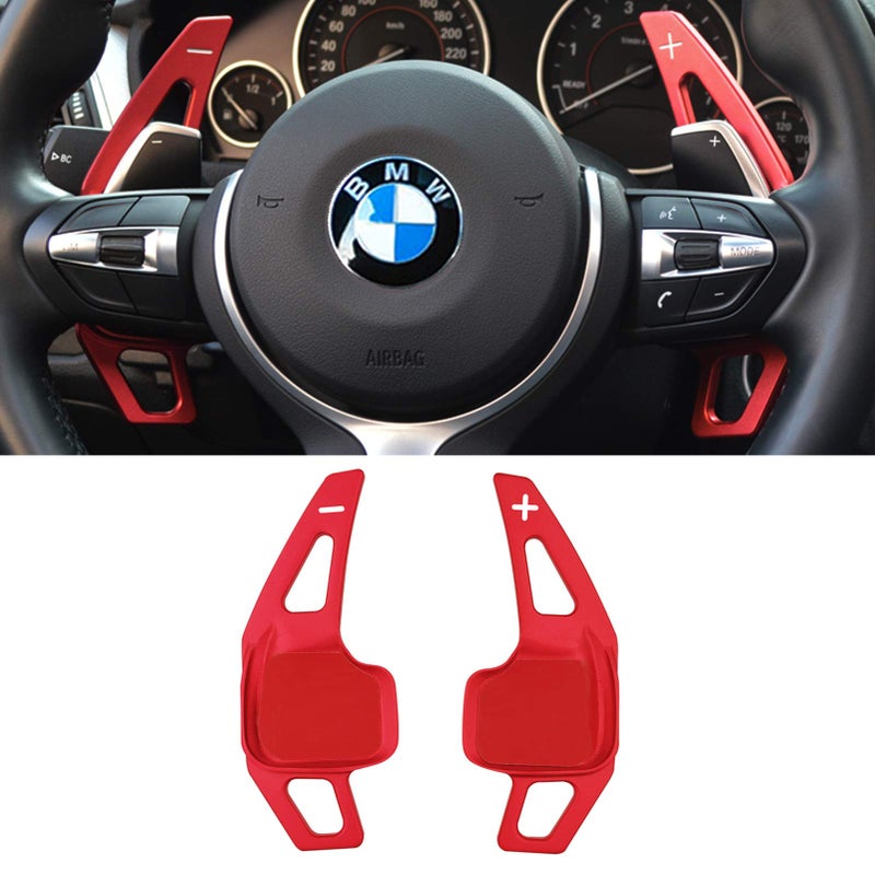Compatible with BMW Paddle Shifter ExtensionsJaronx Aluminum Metal Steering Wheel Paddle ShifterCompatible with BMW 2 3 4 X1 X2 X3 X4 X5 X6 series F30 F31 F15 F16 F25 F26NOT for 5 6 Series F10 F11