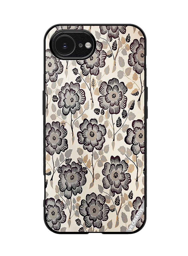 VR CREATIVE Protective Case Cover For Apple iPhone 16e Floral Design Multicolour