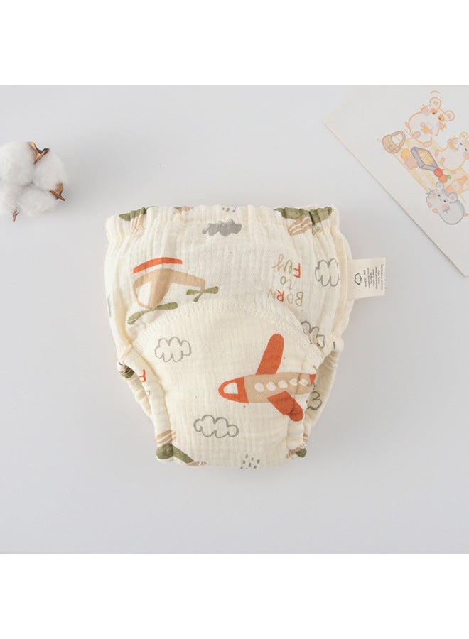 Korean Style Baby Urine Quit Training Pants Cotton Gauze Diaper Pants Study Pants Baby Waterproof Diaper Bag Diaper Pants