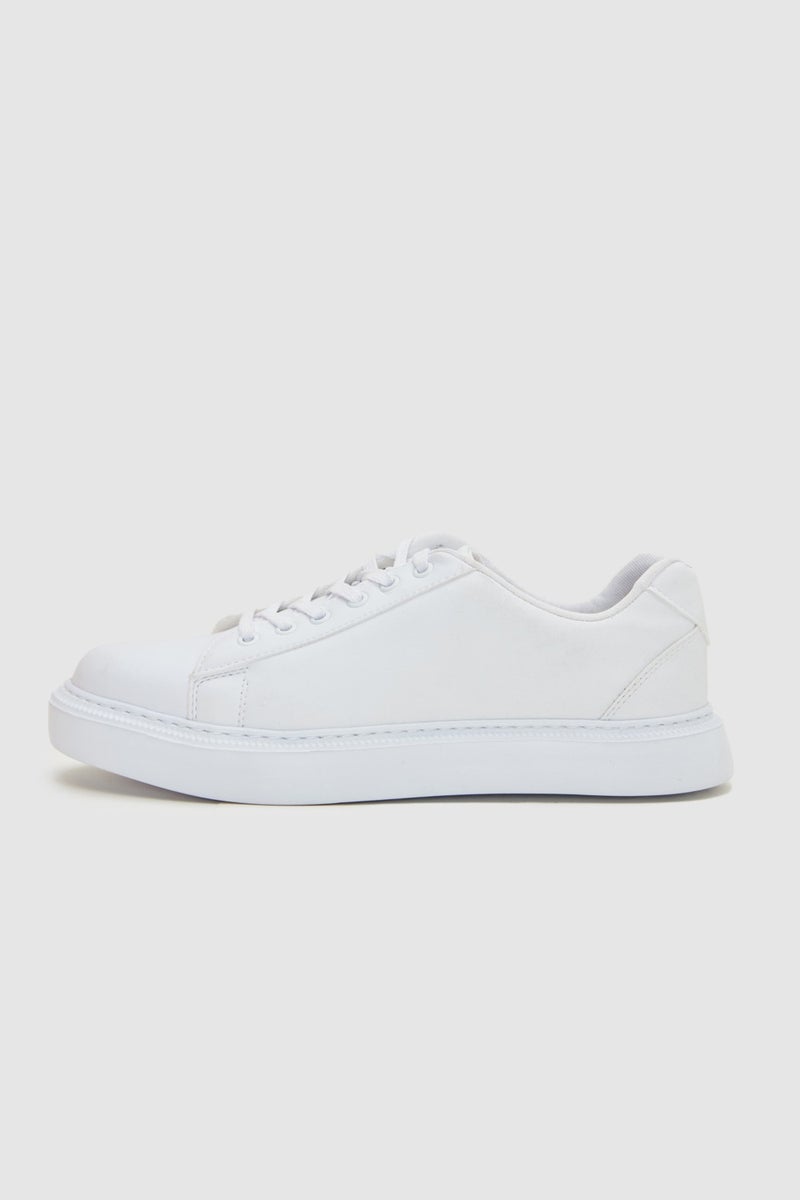 twn White Thick White Soled Sneaker Shoes 0EC09ORT0378  - Image 2