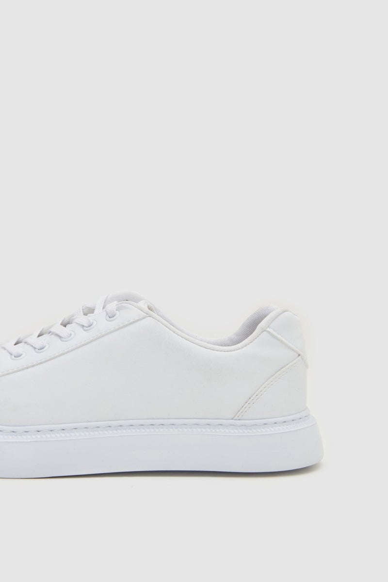 twn White Thick White Soled Sneaker Shoes 0EC09ORT0378  - Image 3