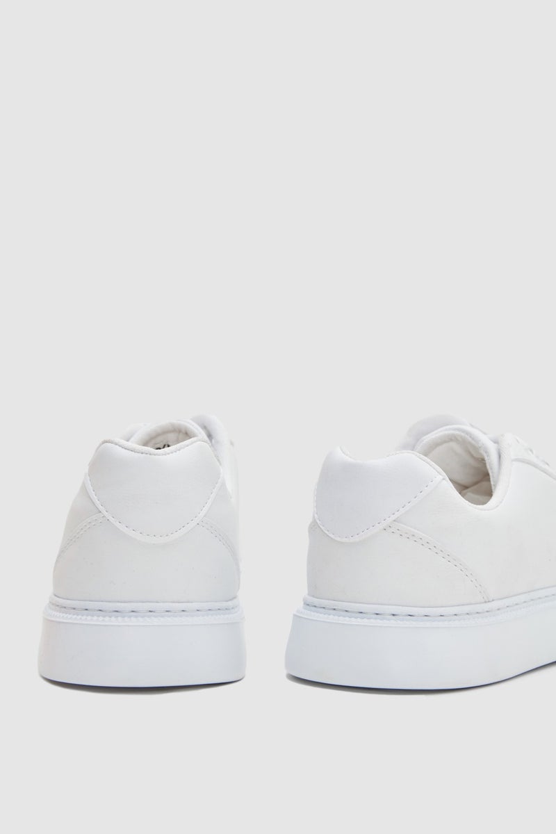 twn White Thick White Soled Sneaker Shoes 0EC09ORT0378  - Image 4