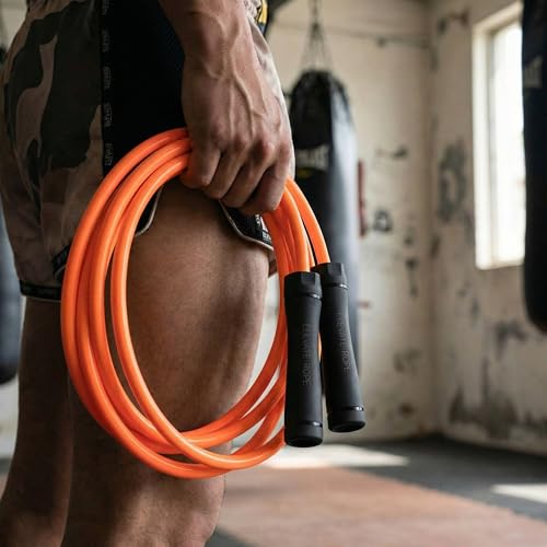 Elevate Rope Elevate Gravity Heavy Rope 3m 10mm PVC Boost Muscle Cardio Strength Smooth Bearings Ideal IndoorOutdoor Weight Loss Orange Aspiration - Image 3