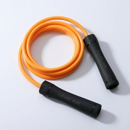 Elevate Rope Elevate Gravity Heavy Rope 3m 10mm PVC Boost Muscle Cardio Strength Smooth Bearings Ideal IndoorOutdoor Weight Loss Orange Aspiration - Image 1