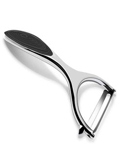 SYOSI Peeler, stainless steel serrated knife rotary peeler, anti-slip handle for fruit and vegetable kitchen, kitchen utensils, suitable for potatoes, apples, carrots, vegetables, fruits  - Image 1