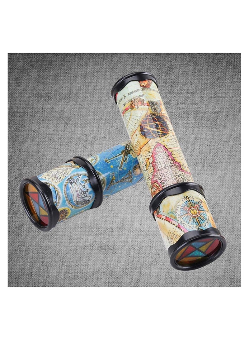 2pcs Classic Magic Kaleidoscope Toy Novelty Games Toy Educational Toys for Kids Children (Random Color) - Image 4