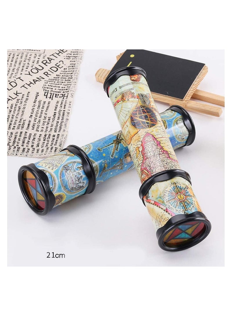 2pcs Classic Magic Kaleidoscope Toy Novelty Games Toy Educational Toys for Kids Children (Random Color) - Image 3