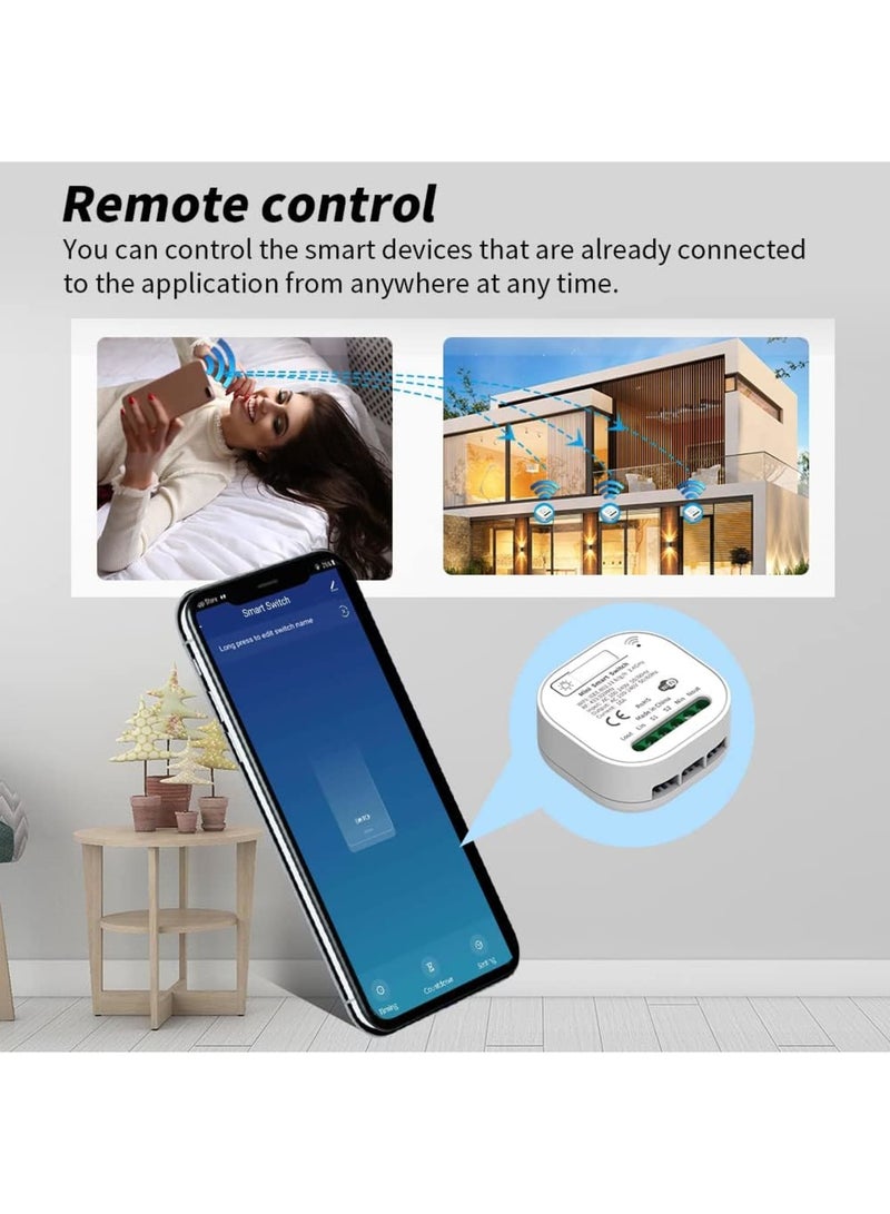 Cobest WiFi Smart Switch Light Switch, 16A Smart Relay, APP Remote Control, LAN & Voice Control, DIY Mode, Timer Function, No Hub Required, Compatible with APP - Image 2