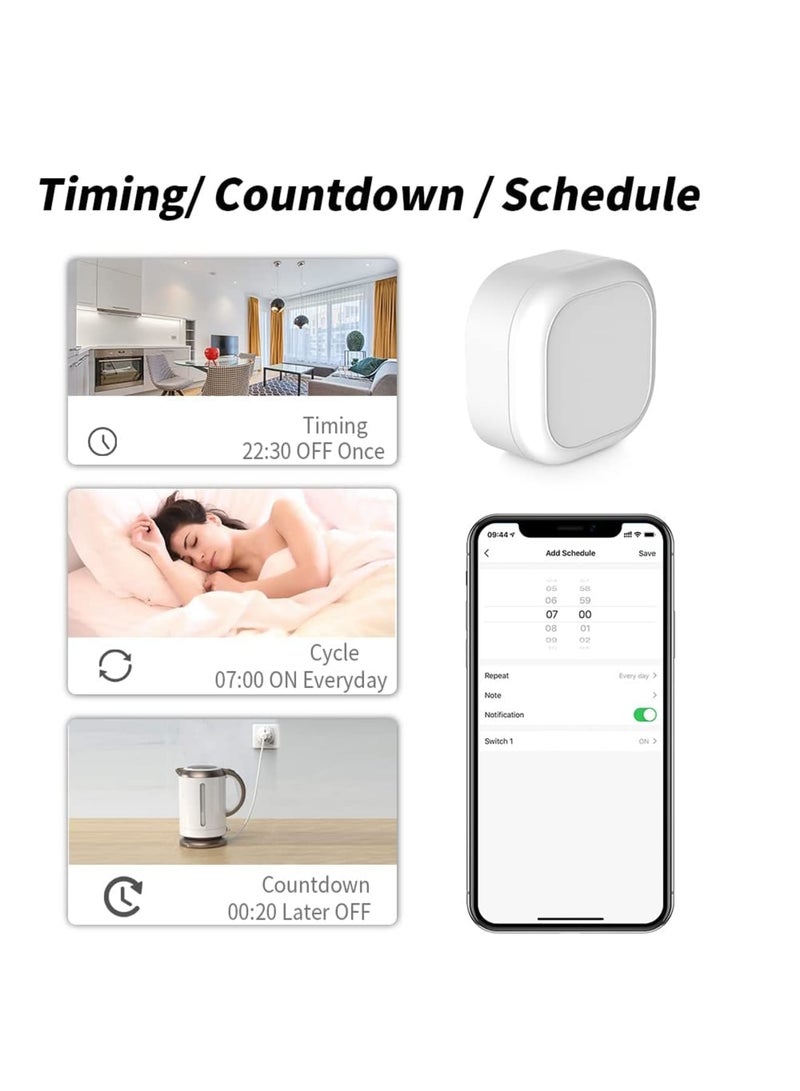 Cobest WiFi Smart Switch Light Switch, 16A Smart Relay, APP Remote Control, LAN & Voice Control, DIY Mode, Timer Function, No Hub Required, Compatible with APP - Image 4