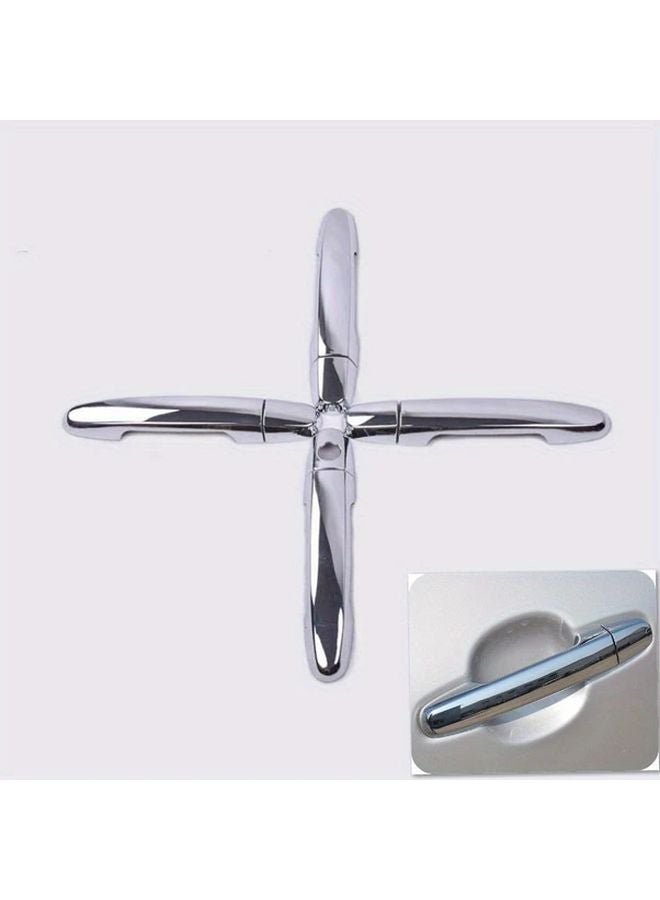 Silvery Car Door Handle Cover Trim For Toyota Camry Corolla 2002 2013 Chrome Accessory - Image 2