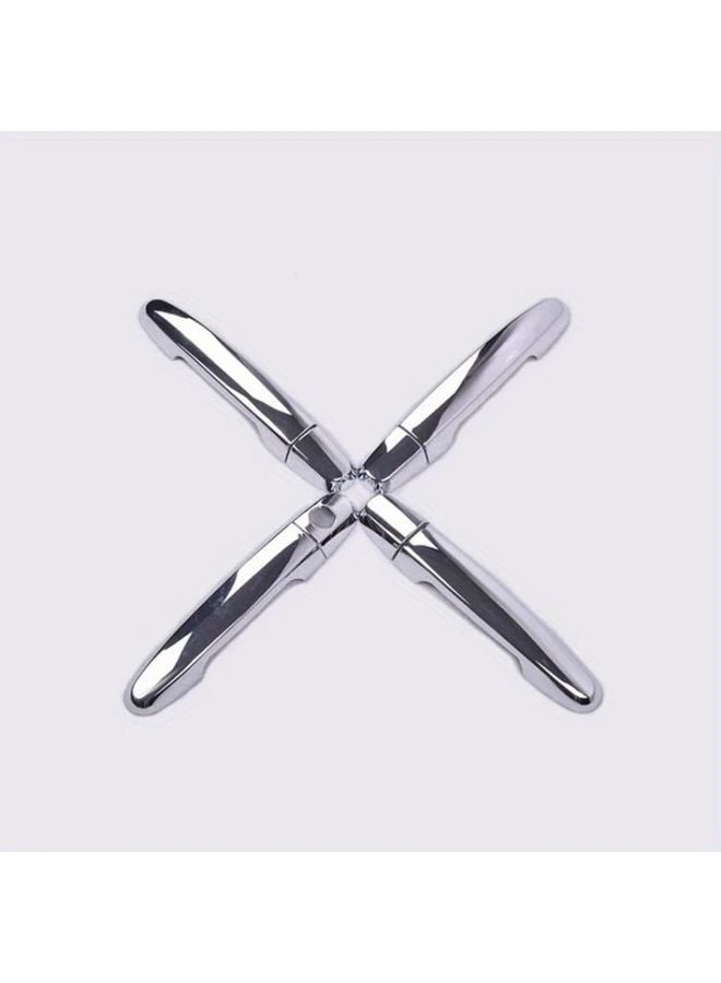 Silvery Car Door Handle Cover Trim For Toyota Camry Corolla 2002 2013 Chrome Accessory - Image 3