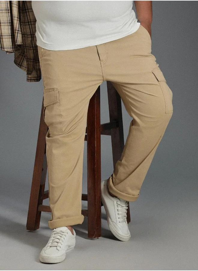 هاي ستار Men Khaki Trousers