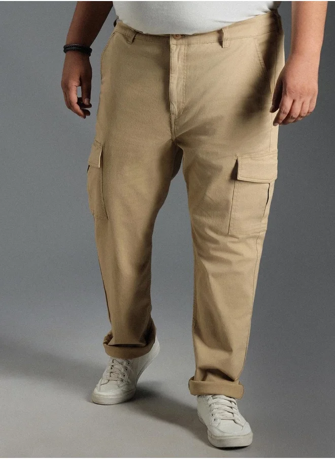 هاي ستار Men Khaki Trousers