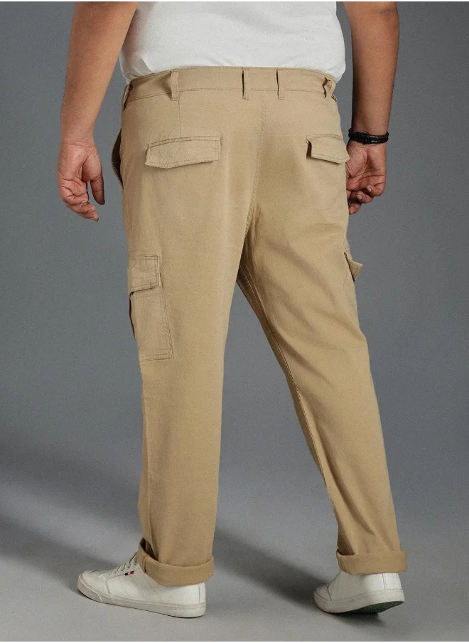هاي ستار Men Khaki Trousers