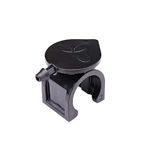 Raindrip CNP05B Clamp N Pierce Connector, for Drip Irrigation Supply Tubing and Drip Irrigation Systems, Self-Piercing, 5-Pack, Black - Image 1