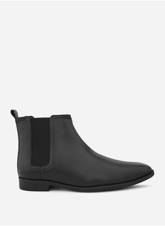 Styli Pointed Toe Leather Ankle Boots  - Image 3