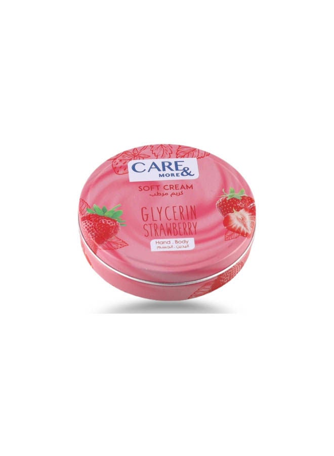 Care & More Soft Cream Glycerin & Strawberry