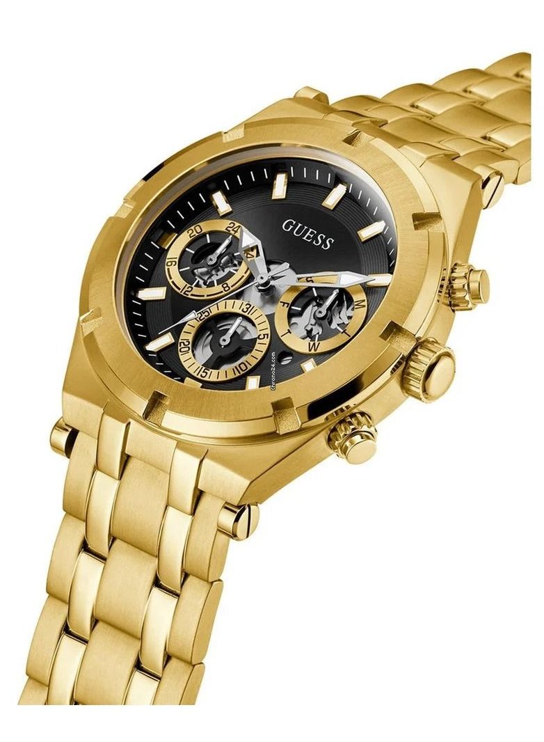 GUESS ساعة يد رجالية من الستانلس ستيل - GW0260G2 - 44 ملم - Image 3