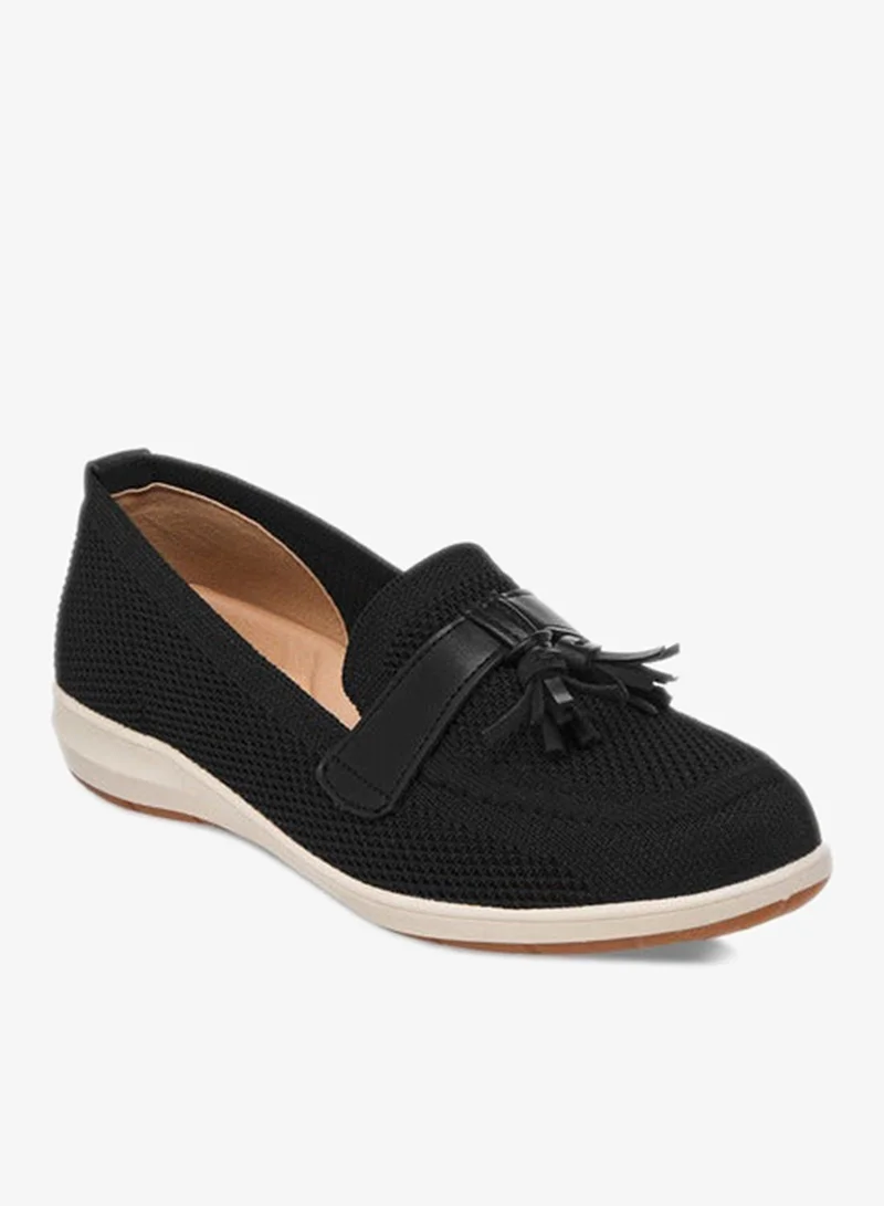 Flora Bella By Shoexpress Women's Tassel Detail Slip-On Loafers