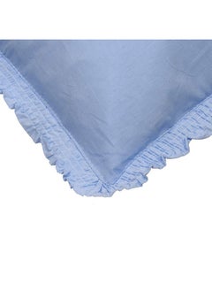 Kuber Industries Kuber Industries Embroided Design 2 Piece Cotton Pillow Cover Set-17"x27" (Blue) Luxury Pillow Covers - CTKTC040263, 200 TC  - Image 5